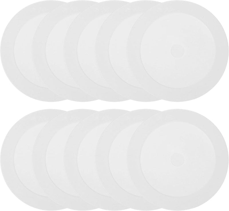 Chargez l'image dans la visionneuse de la galerie, Vloermarkers 10 stuks 15,5 cm antislip wit – platte trainingskegels – voetbal basketbal accessoires - happygetfit.com
