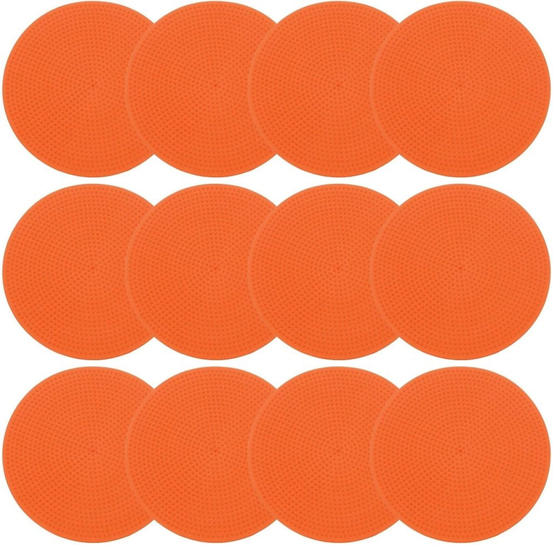 Laad afbeelding in Galerijviewer, Vloermarkers 12 stuks 23 cm antislip blauw met opbergtas – agility markers – sport training accessoires - happygetfit.com
