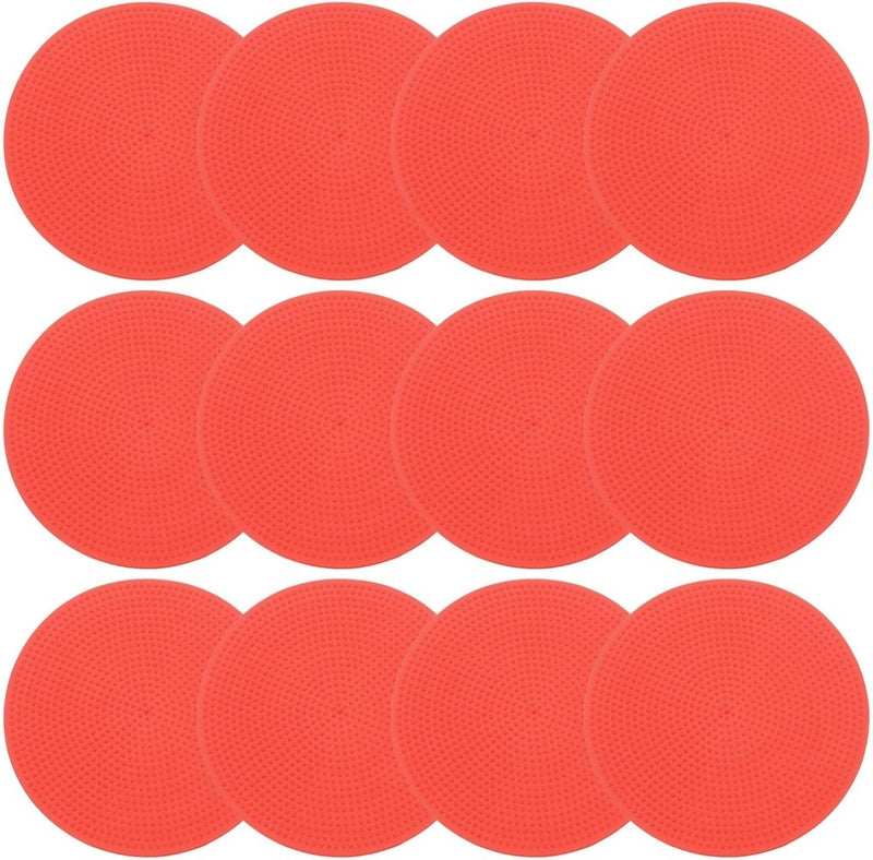 Laad afbeelding in Galerijviewer, Vloermarkers 12 stuks 23 cm antislip blauw met opbergtas – agility markers – sport training accessoires - happygetfit.com
