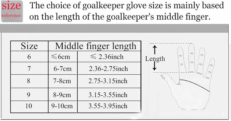 Load image into Gallery viewer, Voetbal doelman handschoenen voor jongens, kinderen, volwassen voetbal keeper kit maat 6 / 7 / 8 / 9 / 10 - happygetfit.com
