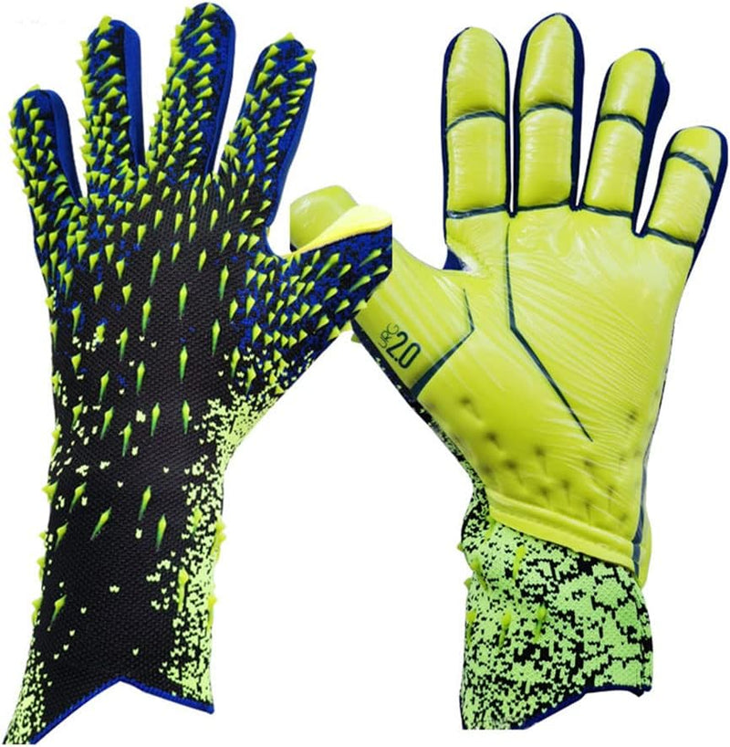 Load image into Gallery viewer, Voetbal doelman handschoenen voor jongens, kinderen, volwassen voetbal keeper kit maat 6 / 7 / 8 / 9 / 10 - happygetfit.com
