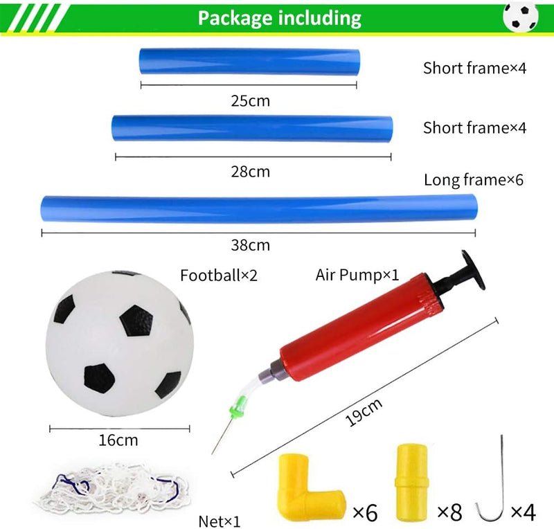 Laad afbeelding in Galerijviewer, Voetbal Doelpaal Net Met Pomp Speelgoed Indoor Outdoor Voetbal Sport Games Mini Training Practice Set for Kids Children - happygetfit.com
