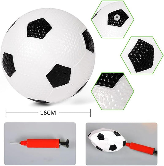 Voetbal Doelpaal Net Met Pomp Speelgoed Indoor Outdoor Voetbal Sport Games Mini Training Practice Set for Kids Children - happygetfit.com