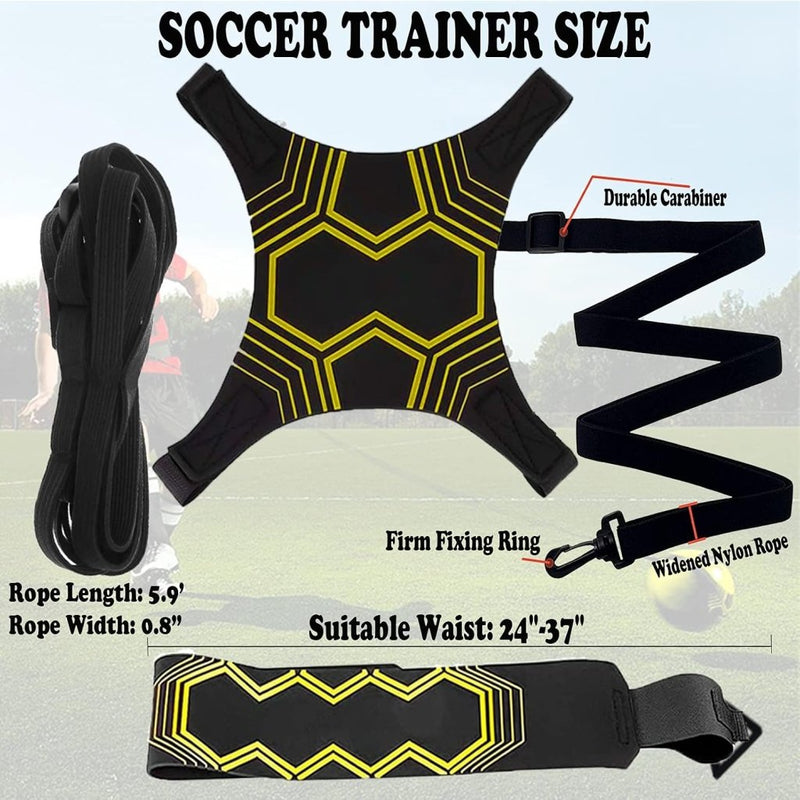 Laden Sie das Bild in Galerie -Viewer, Voetbal trainingsriem met elastisch koord - happygetfit.com
