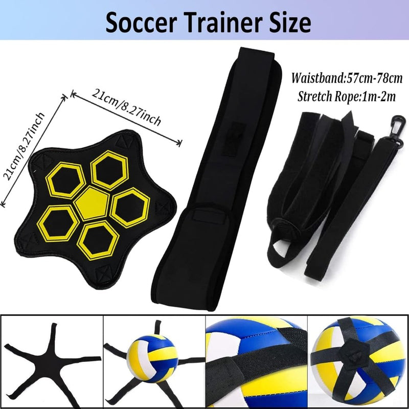 Laden Sie das Bild in Galerie -Viewer, Voetbal trainingsriem met elastisch koord - happygetfit.com
