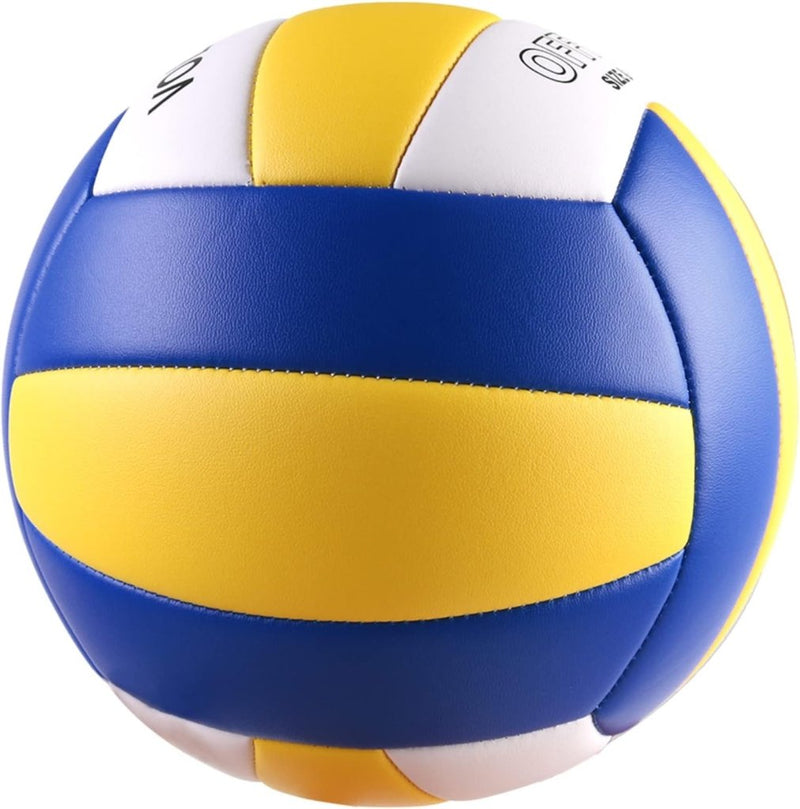 Laad afbeelding in Galerijviewer, Volleybal maat 5 PU leer zacht indoor outdoor volleyballen sport training spel spelen bal voor beginners, tieners en volwassenen, 8,2 - happygetfit.com
