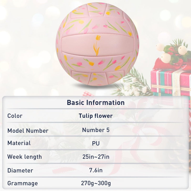 Laad afbeelding in Galerijviewer, Volleyball Size 5 PU Leather Soft Indoor Outdoor Volleyballs Sports Training Game Play Ball for Beginner, Teenager, Adult, 8.2 - happygetfit.com
