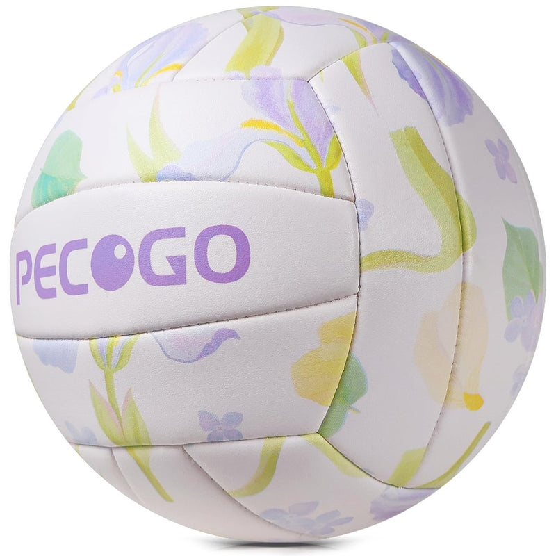 Laad afbeelding in Galerijviewer, Volleyball Size 5 PU Leather Soft Indoor Outdoor Volleyballs Sports Training Game Play Ball for Beginner, Teenager, Adult, 8.2 - happygetfit.com
