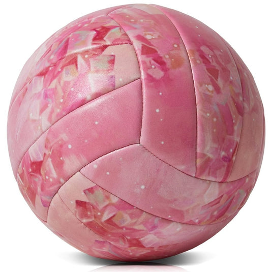 Volleyball Size 5 PU Leather Soft Indoor Outdoor Volleyballs Sports Training Game Play Ball for Beginner, Teenager, Adult, 8.2 - happygetfit.com