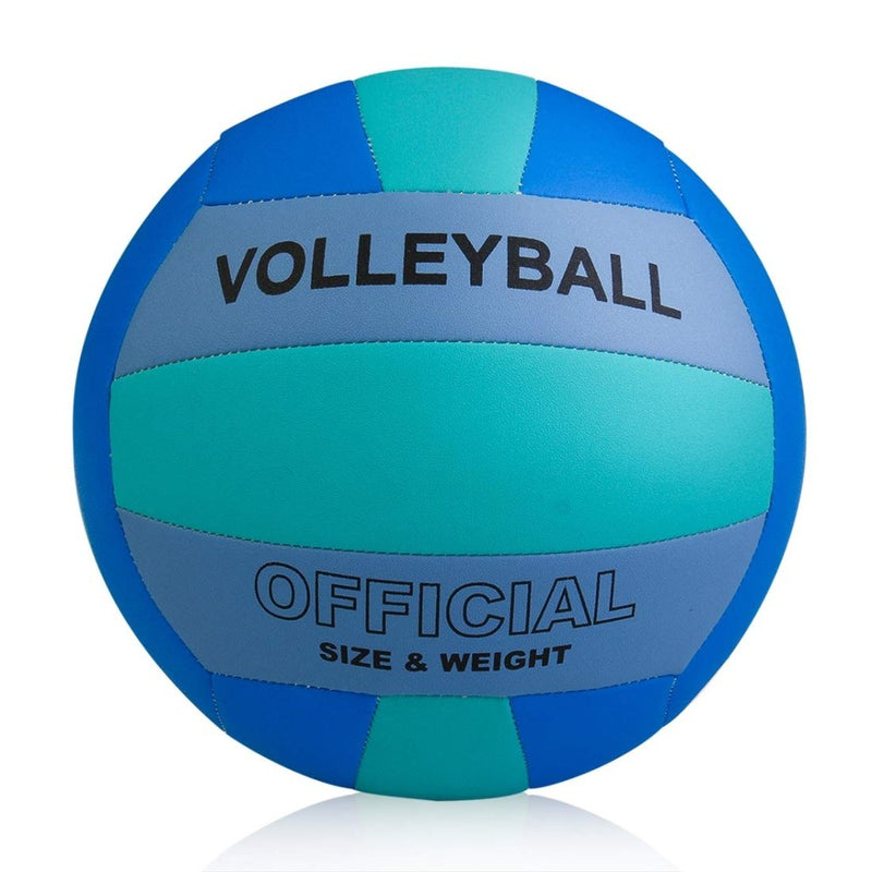 Laad afbeelding in Galerijviewer, Volleyball Size 5 PU Leather Soft Indoor Outdoor Volleyballs Sports Training Game Play Ball for Beginner, Teenager, Adult, 8.2 - happygetfit.com
