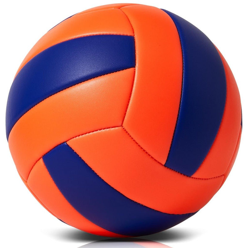 Laad afbeelding in Galerijviewer, Volleyball Size 5 PU Leather Soft Indoor Outdoor Volleyballs Sports Training Game Play Ball for Beginner, Teenager, Adult, 8.2 - happygetfit.com
