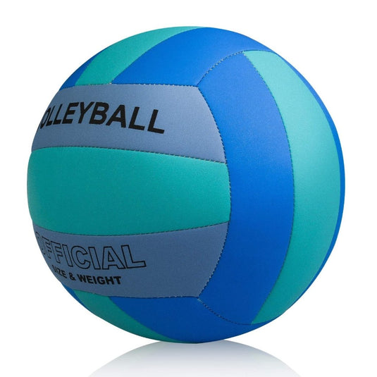 Volleyball Size 5 PU Leather Soft Indoor Outdoor Volleyballs Sports Training Game Play Ball for Beginner, Teenager, Adult, 8.2 - happygetfit.com
