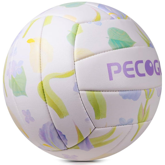 Volleyball Size 5 PU Leather Soft Indoor Outdoor Volleyballs Sports Training Game Play Ball for Beginner, Teenager, Adult, 8.2 - happygetfit.com