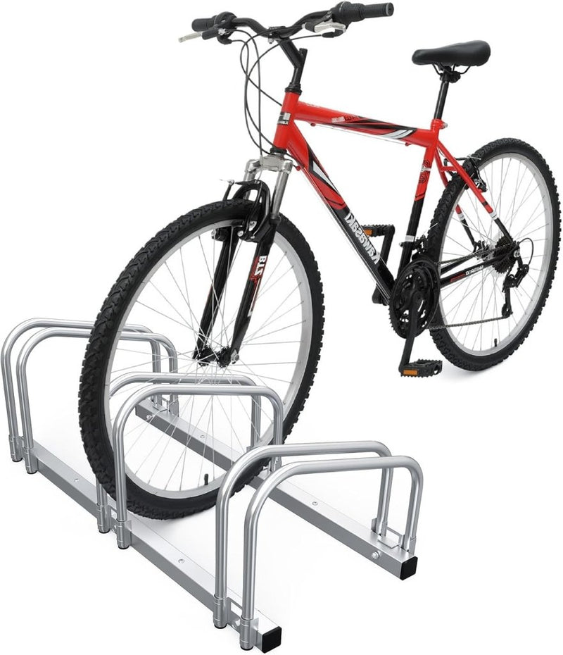 Laad afbeelding in Galerijviewer, VOUNOT 3 Bike Stand Floor or Wall mounted bike rack for garage Bicycle Parking rack Cycle Storage Locking Stand - happygetfit.com
