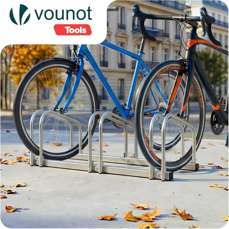 Laad afbeelding in Galerijviewer, VOUNOT 3 Bike Stand Floor or Wall mounted bike rack for garage Bicycle Parking rack Cycle Storage Locking Stand - happygetfit.com
