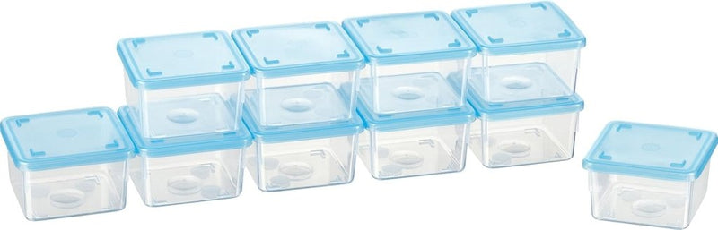 Load image into Gallery viewer, Vriesdozen set van 10 stuks 0,5 liter lichtblauw - happygetfit.com
