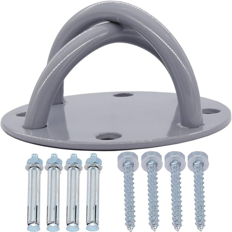 Laad afbeelding in Galerijviewer, Wall Ceiling Mount Bracket for Gym &amp; Home Suspension Straps Anchor for Olympic Rings Fitness Training Yoga Swing Battle Ropes Resistance Band &amp; Boxing Equipment - happygetfit.com

