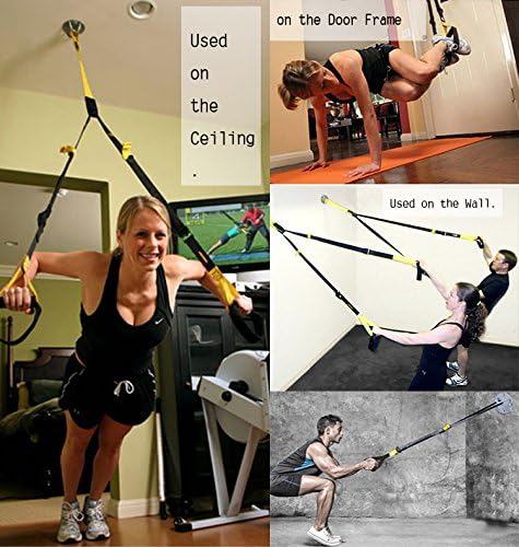 Wall Ceiling Mount Bracket for Gym & Home Suspension Straps Anchor for Olympic Rings Fitness Training Yoga Swing Battle Ropes Resistance Band & Boxing Equipment - happygetfit.com