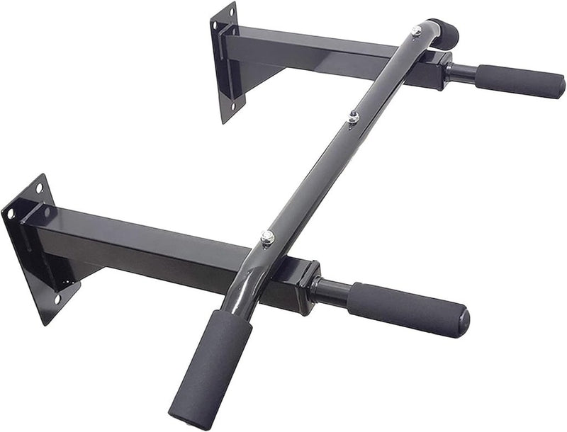 Laad afbeelding in Galerijviewer, Wandgemonteerde optrekstang met 3 gripposities tot 150 kg – pull-up bar – krachttraining - happygetfit.com
