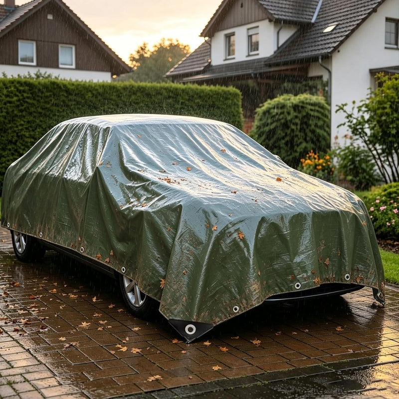Carica immagine in Galleria Viewer, Waterdicht afdekzeil 2 x 5 meter 180 g/m² met versterkte randen – dekzeil – beschermzeil - happygetfit.com

