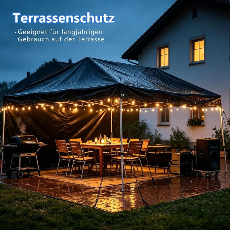 Carica immagine in Galleria Viewer, Waterdicht afdekzeil 2 x 5 meter 180 g/m² met versterkte randen – dekzeil – beschermzeil - happygetfit.com
