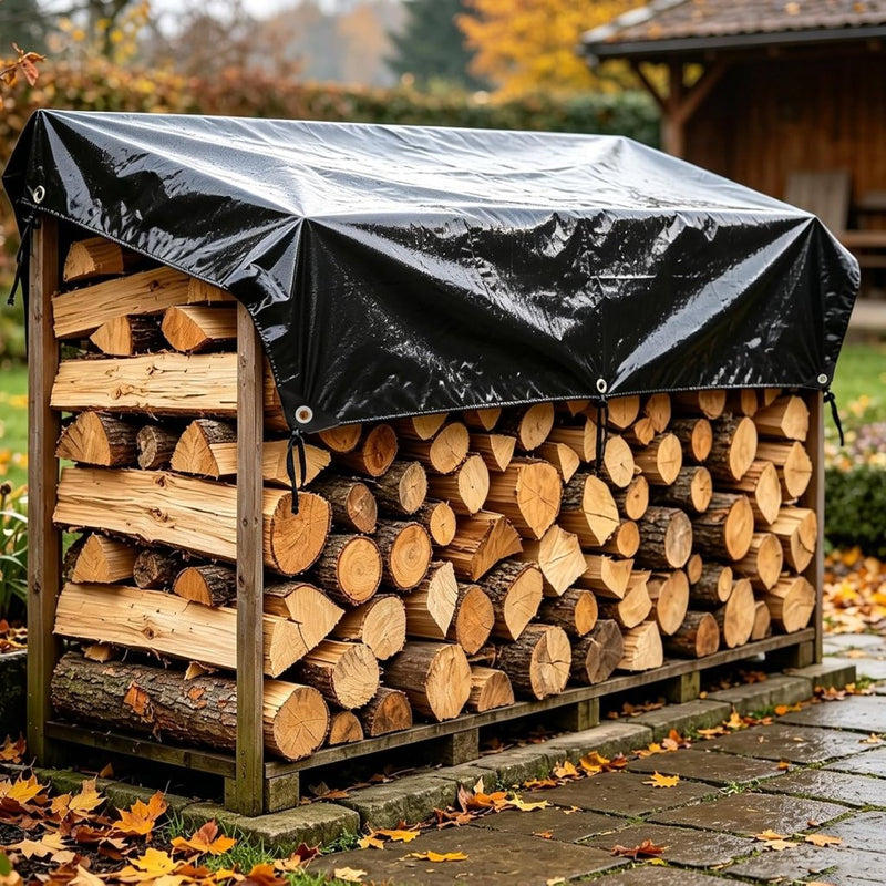 Carica immagine in Galleria Viewer, Waterdicht afdekzeil 2 x 5 meter 180 g/m² met versterkte randen – dekzeil – beschermzeil - happygetfit.com
