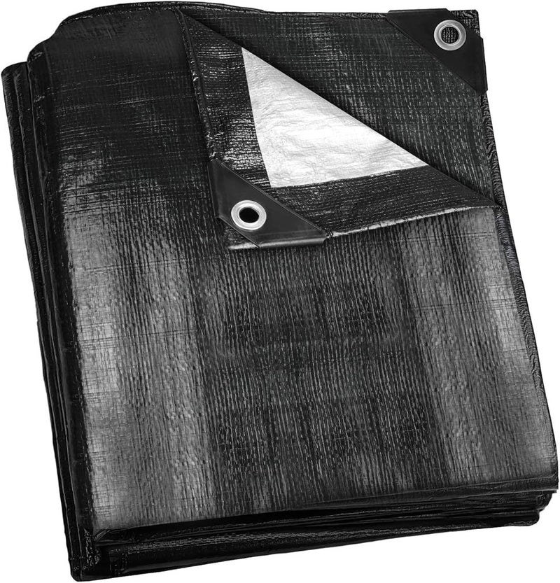 Carica immagine in Galleria Viewer, Waterdicht afdekzeil 2 x 6 meter 120 g/m² met ogen – PE dekzeil – beschermzeil - happygetfit.com
