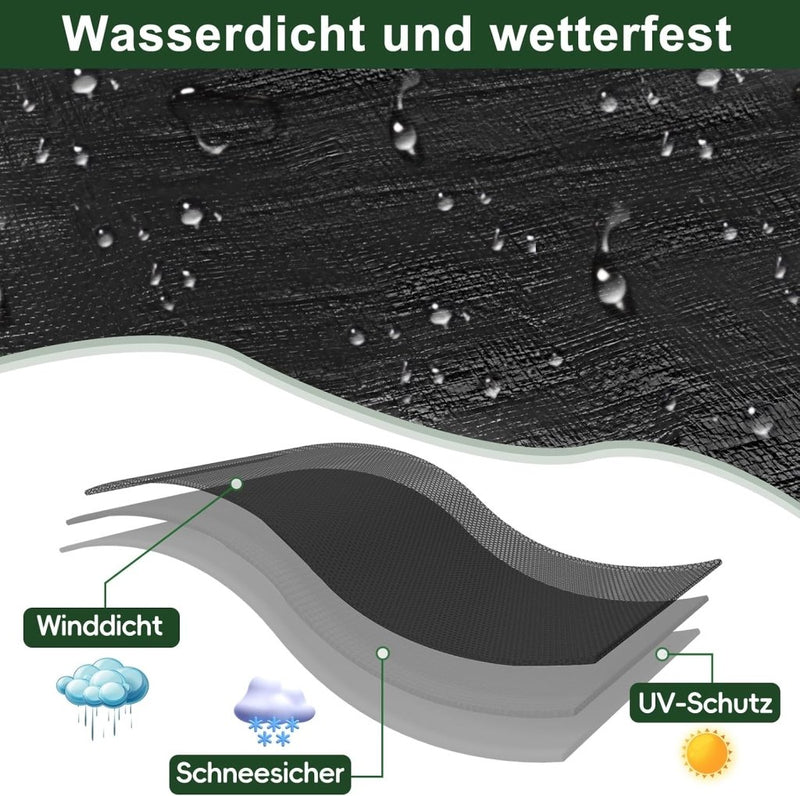 Carica immagine in Galleria Viewer, Waterdicht afdekzeil 2 x 6 meter 120 g/m² met ogen – PE dekzeil – beschermzeil - happygetfit.com
