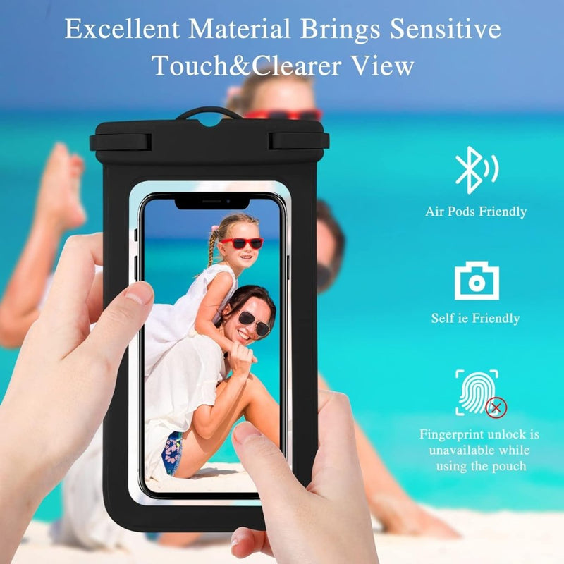 Load image into Gallery viewer, Waterdicht telefoonzakje, IPX8 waterdicht telefoonhoesje universeel drijvend onderwater droge zak mobiele telefoonhoes houder voor alle telefoonmodellen vakantie zwemmen essentieel 7,0 inch (1 - happygetfit.com
