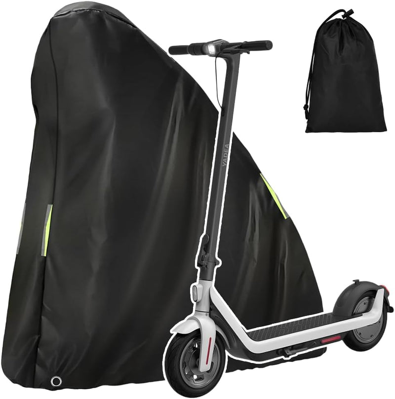 Charger l’image dans la visionneuse de galerie, Waterdichte beschermhoes voor elektrische step van 210D Oxford met reflecterende strepen – scooterhoes – stepbescherming - happygetfit.com
