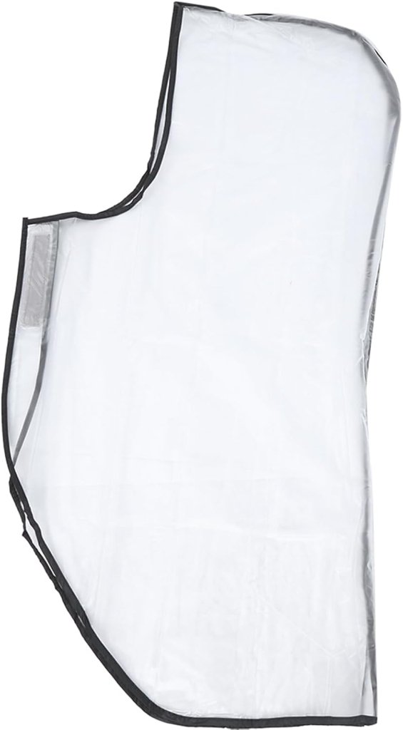 Carica l’immagine nel visualizzatore della galleria, Waterdichte golftas regenhoes van transparant PVC met ritssluiting – golfregenbescherming – golftrolley accessoires - happygetfit.com
