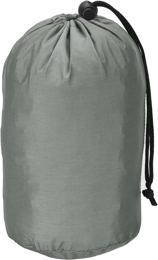 Laad afbeelding in Galerijviewer, Waterdichte opbergzak 16 x 32 cm met trekkoord zwart – stuff sack – camping accessoires - happygetfit.com
