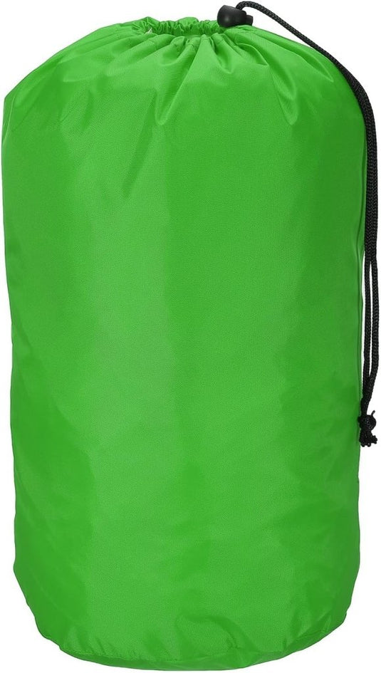 Waterdichte opbergzak 16 x 32 cm met trekkoord zwart – stuff sack – camping accessoires - happygetfit.com
