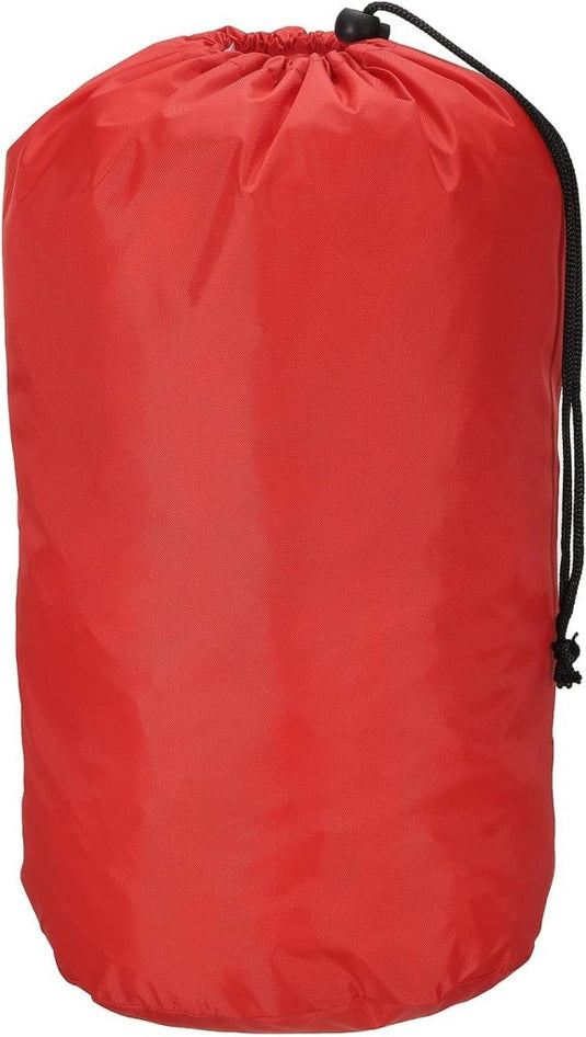 Waterdichte opbergzak 16 x 32 cm met trekkoord zwart – stuff sack – camping accessoires - happygetfit.com