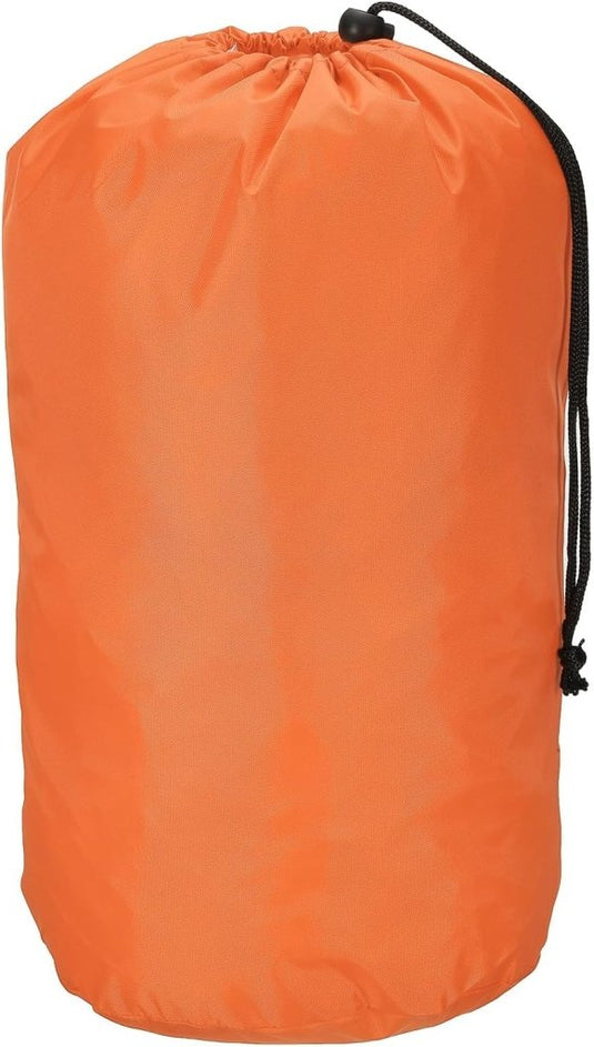 Waterdichte opbergzak 16 x 32 cm met trekkoord zwart – stuff sack – camping accessoires - happygetfit.com