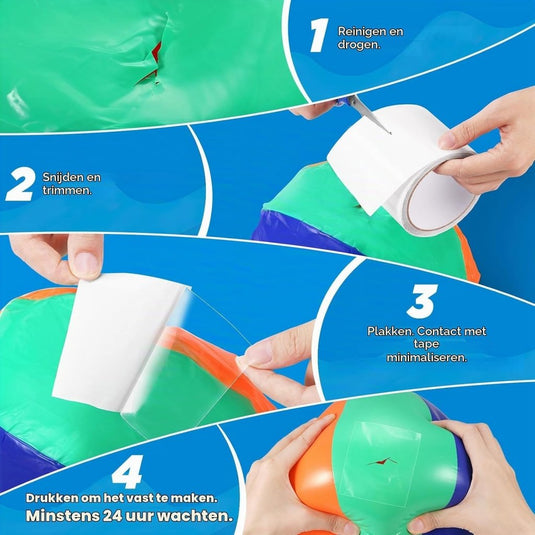 Waterdichte reparatietape 5 m x 8 cm transparant van TPU – reparatietape – outdoor accessoires - happygetfit.com