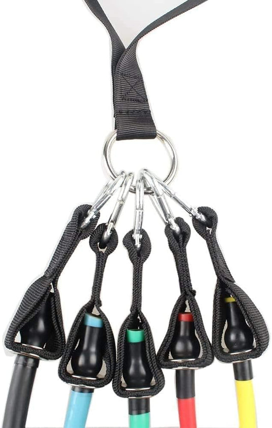 Weerstandsband handgrepen set van 2 zwart - happygetfit.com