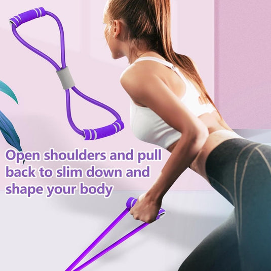 Weerstandsbanden fitnessset 3-delig met pedalen - happygetfit.com