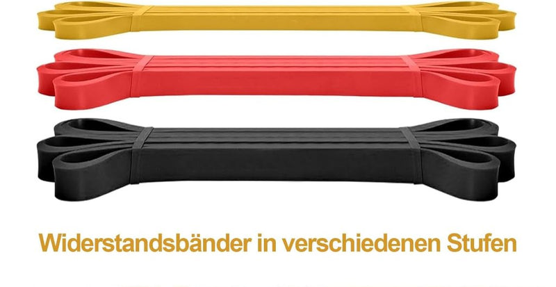 Laad afbeelding in Galerijviewer, Weerstandsbanden set van 4 voor fitness en krachttraining - happygetfit.com
