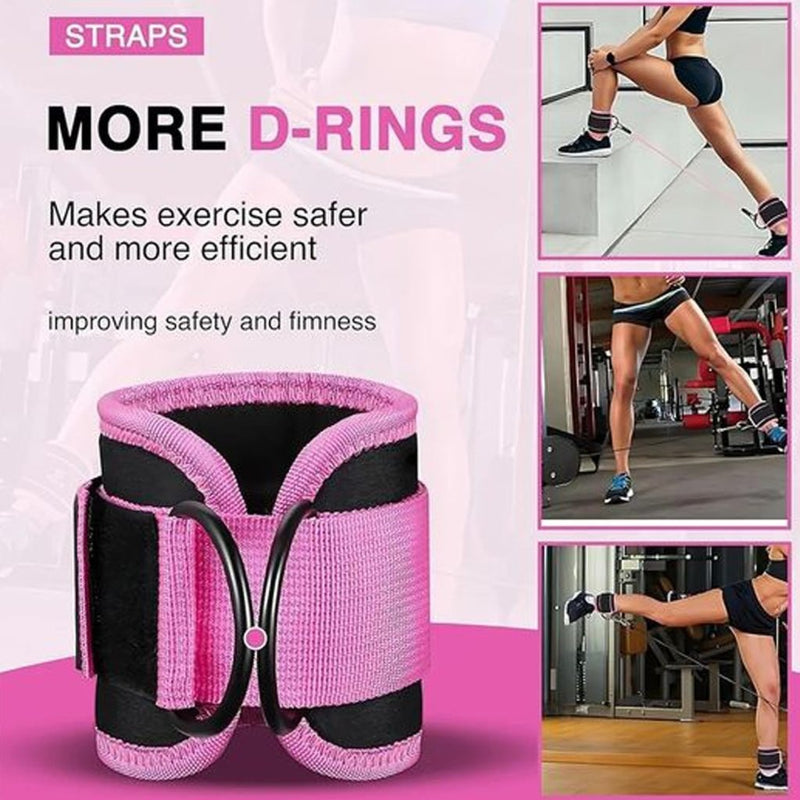 Chargez l'image dans la visionneuse de la galerie, Weerstandsbanden, voetlussen, enkelriem, trekkoord, fitness, voor dames en heren, fitnesstraining, beenweerstandsbanden, voor booty workouts, kickbacks hip gluteus-training - happygetfit.com
