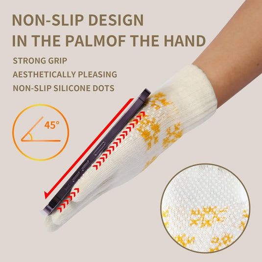 Winterhandschoenen, touchscreen-handschoenen, fleece, stretch, gebreide handschoenen, sport, warme loophandschoenen, indoor-outdoorsport, voor dames en heren - happygetfit.com