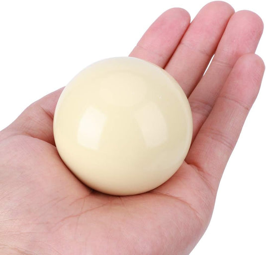 Witte biljartballen set van 2 57,2 mm - happygetfit.com