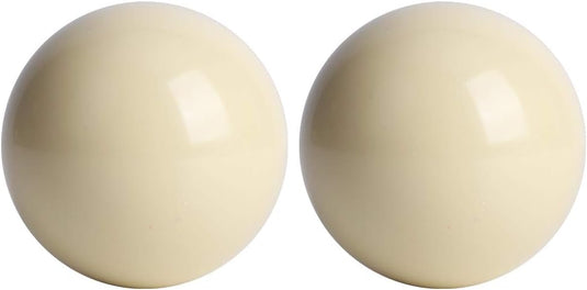 Witte biljartballen set van 2 57,2 mm - happygetfit.com