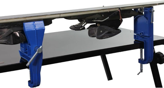 XCMAN Alpine Ski Vise voor Ski Tuning en Waxen Instelbare Hoek en Hoogte Duurzaam en Stabiel - Aluminium Materiaal - happygetfit.com