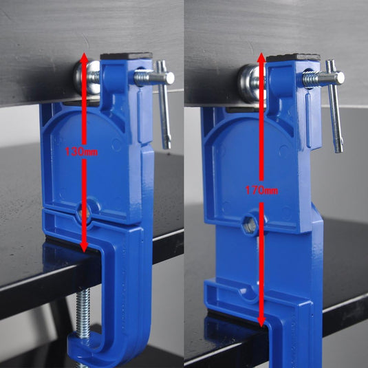XCMAN Alpine Ski Vise voor Ski Tuning en Waxen Instelbare Hoek en Hoogte Duurzaam en Stabiel - Aluminium Materiaal - happygetfit.com