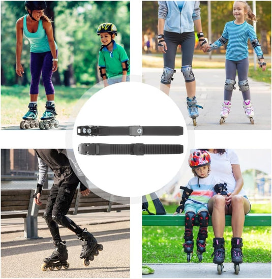 Yardwe Rolschaatsen gespriemen voor rolschaatsen, reservegespen voor professionele rolschaatsen, compatibel met inline skates en quad rolschaatsen, skating-accessoires - happygetfit.com