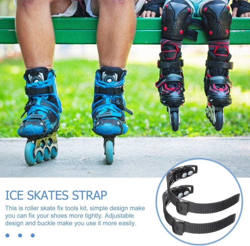 Laad afbeelding in Galerijviewer, Yardwe Rolschaatsen gespriemen voor rolschaatsen, reservegespen voor professionele rolschaatsen, compatibel met inline skates en quad rolschaatsen, skating-accessoires - happygetfit.com
