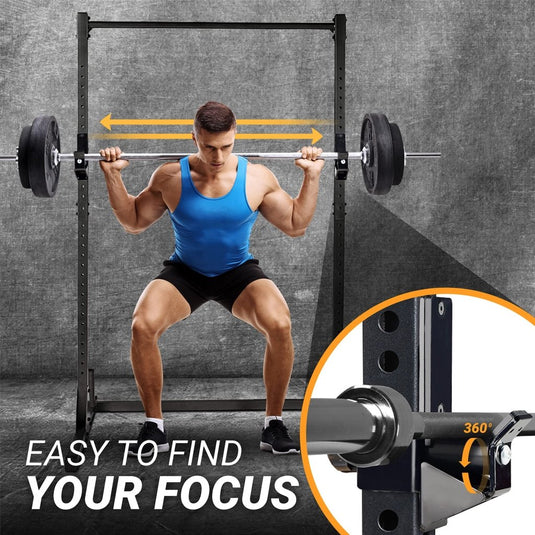 Yes4All Power Rack J-Hooks 2x2 + Weight Holder Attachment 2x2 - happygetfit.com