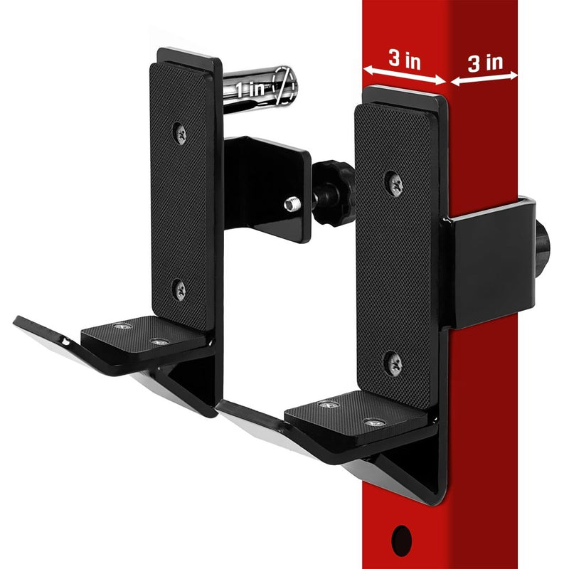 Laad afbeelding in Galerijviewer, Yes4All Power Rack J-Hooks 2x2 + Weight Holder Attachment 2x2 - happygetfit.com
