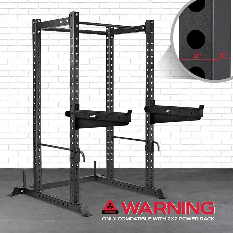 Laad afbeelding in Galerijviewer, Yes4All Power Rack J-Hooks 2x2 + Weight Holder Attachment 2x2 - happygetfit.com
